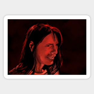 Zoe Helsing (red) - Dolly Wells Sticker